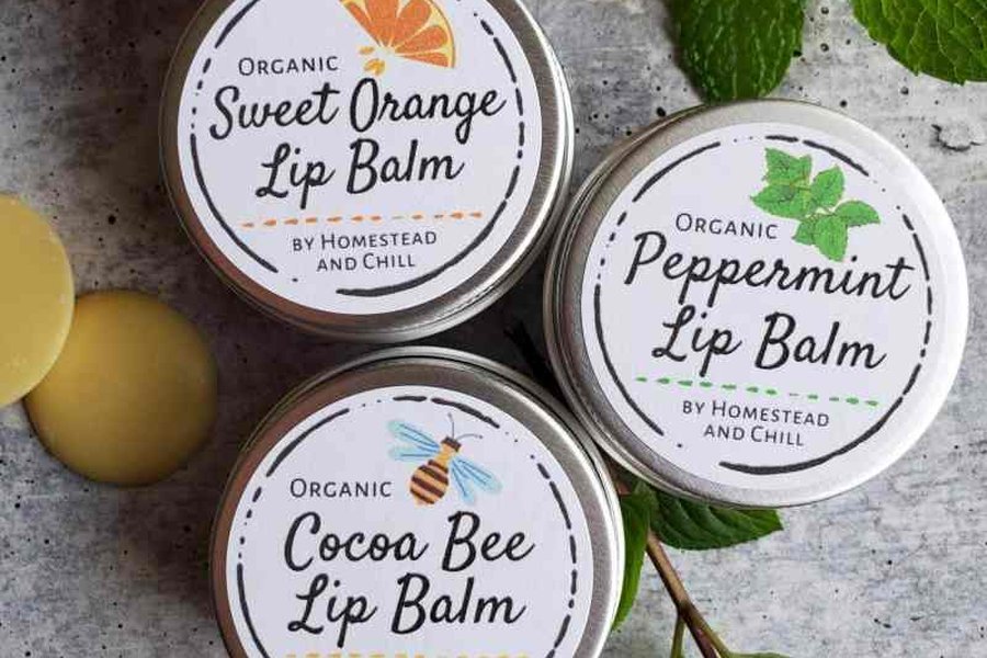 Bálsamo Labial de Manteca de Cacao y Menta