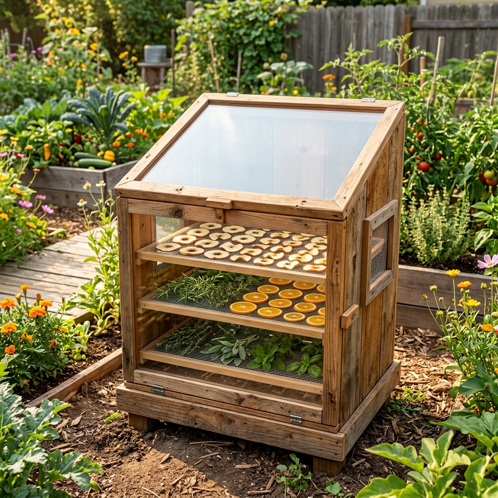 Deshidratador Solar de Alimentos de Madera