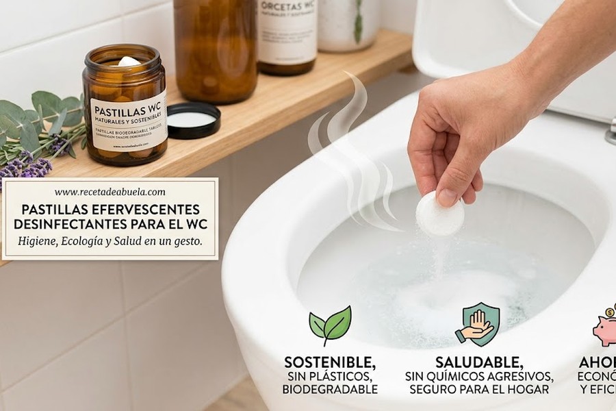 Pastillas Efervescentes Desinfectantes para el WC